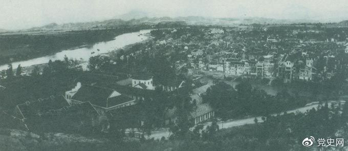 1929年12月11日,百色起义举行。图为广西百色。